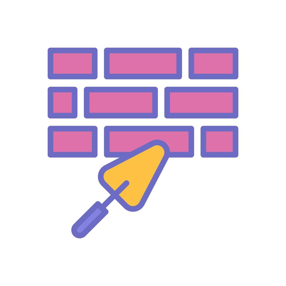 brick wall icon for your website design, logo, app, UI. vector