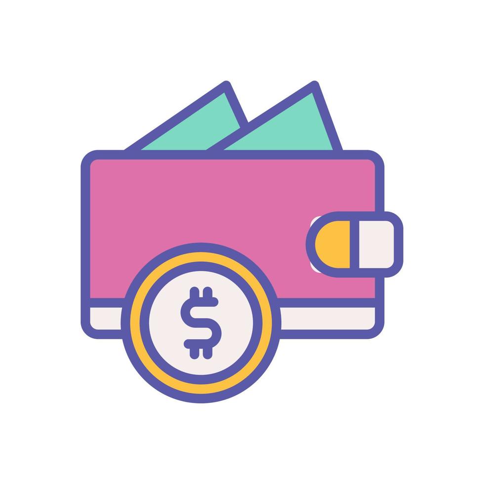 wallet icon for your website design, logo, app, UI. vector