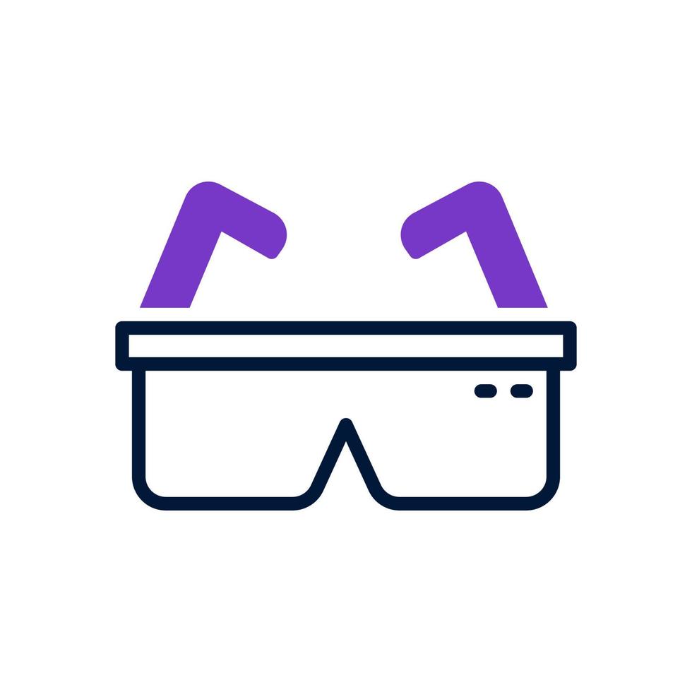 icono de gafas para su sitio web, móvil, presentación y diseño de logotipo. vector