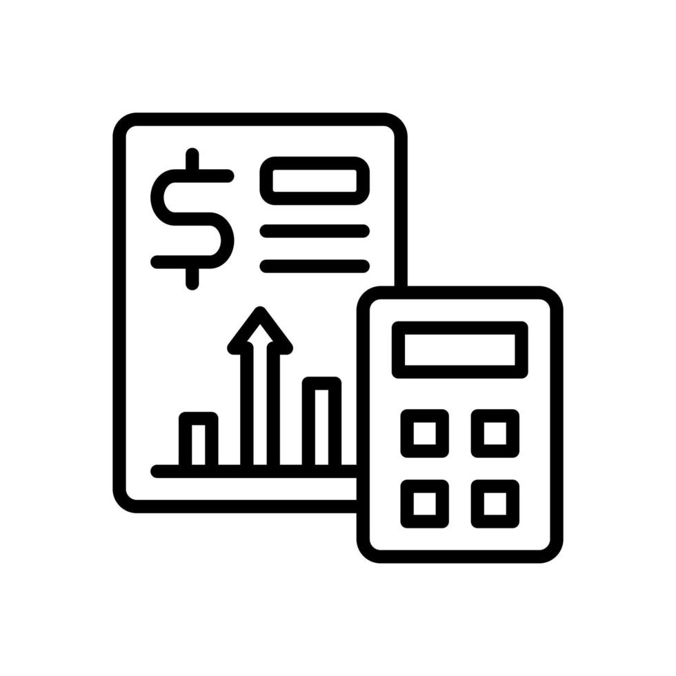 calculation icon for your website design, logo, app, UI. vector