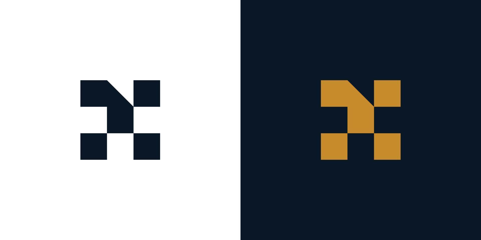 moderno y único ph logo diseño vector