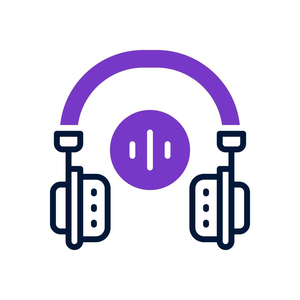 headphone icon for your website, mobile, presentation, and logo design. vector