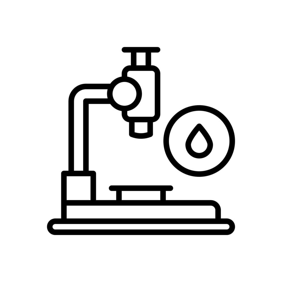 microscopio icono para tu sitio web diseño, logo, aplicación, ui vector