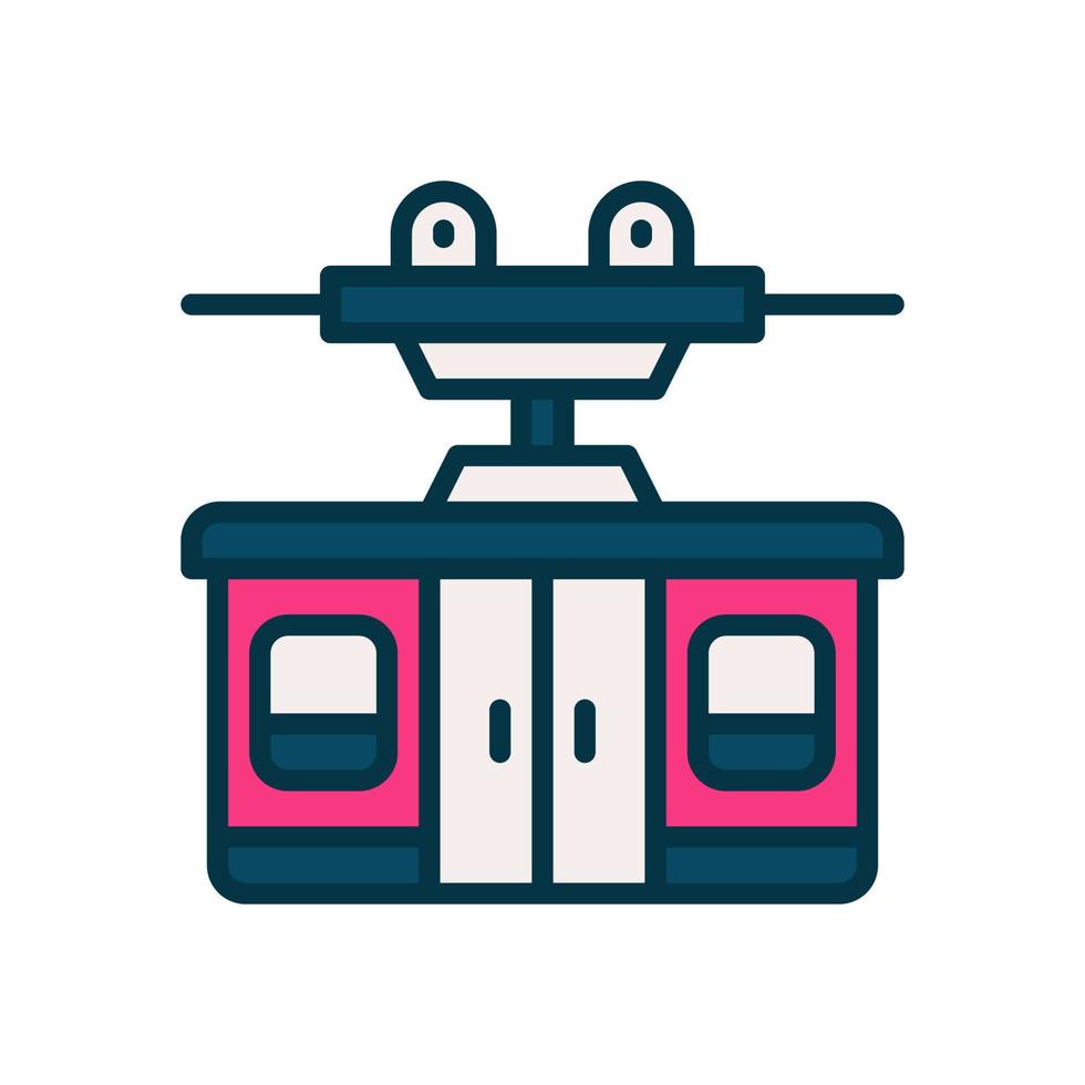 cable car cabin icon for your website, mobile, presentation, and logo design. vector