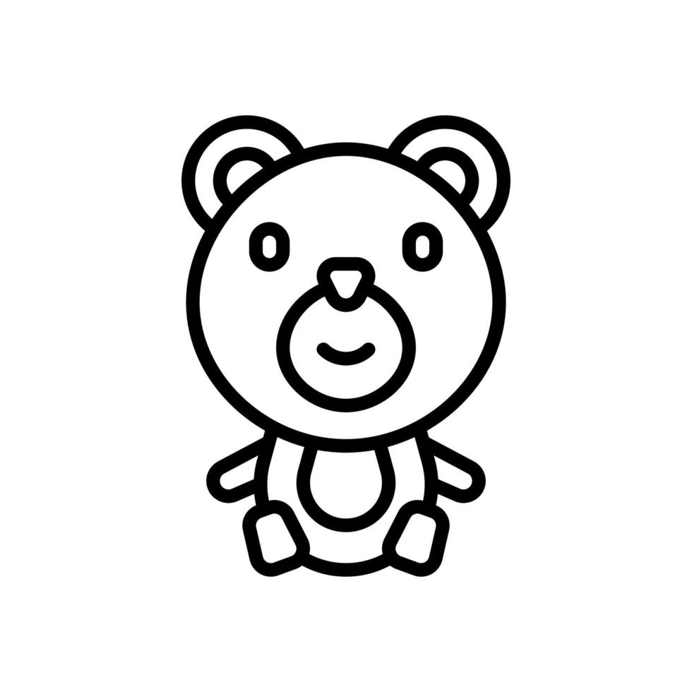 osito de peluche oso icono para tu sitio web diseño, logo, aplicación, ui vector