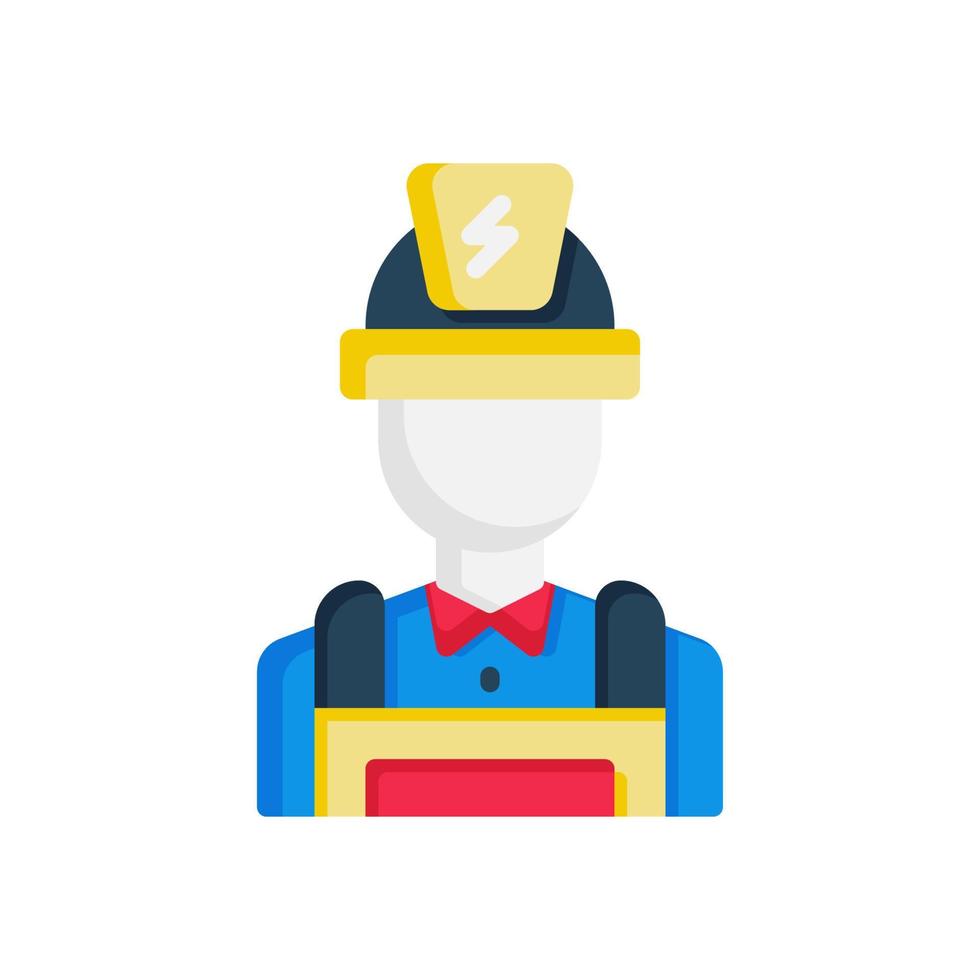 electrician icon for your website design, logo, app, UI. vector