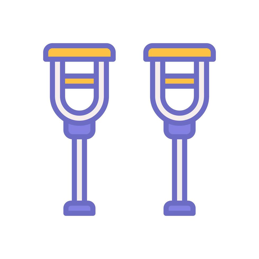 crutch icon for your website design, logo, app, UI. vector