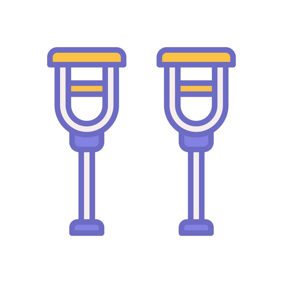 crutch icon for your website design, logo, app, UI. vector