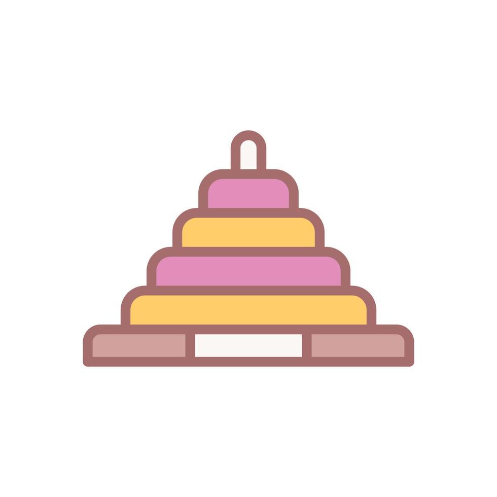 stacking ring icon for your website design, logo, app, UI. vector