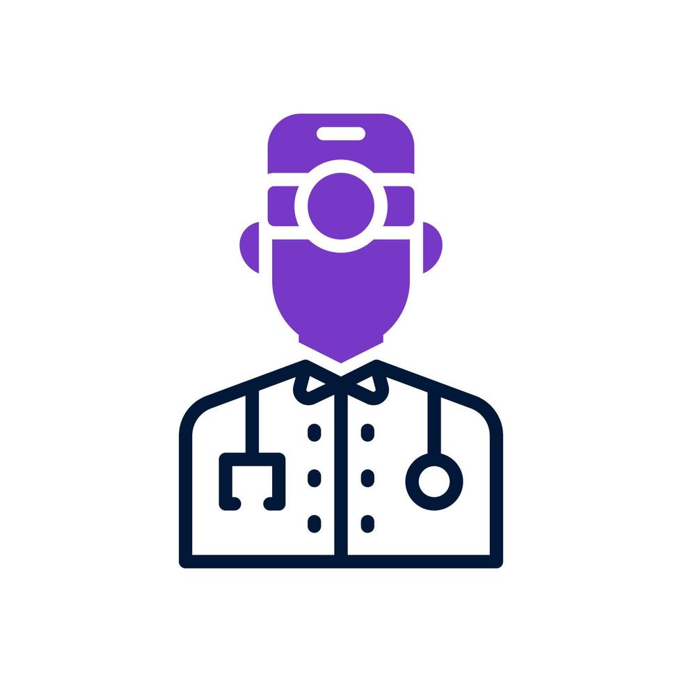 doctor icon for your website design, logo, app, UI. vector