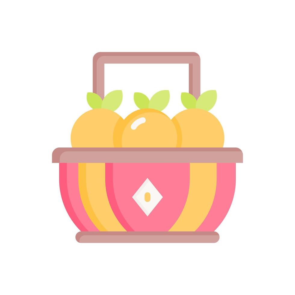 tangerine icon for your website design, logo, app, UI. vector