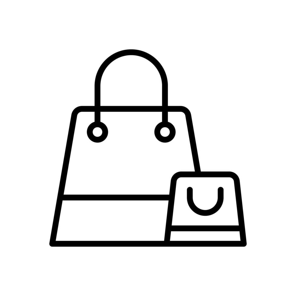 shopping bag icon for your website design, logo, app, UI. vector