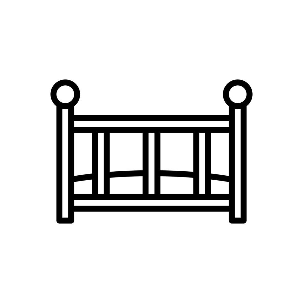 crib icon for your website design, logo, app, UI. vector