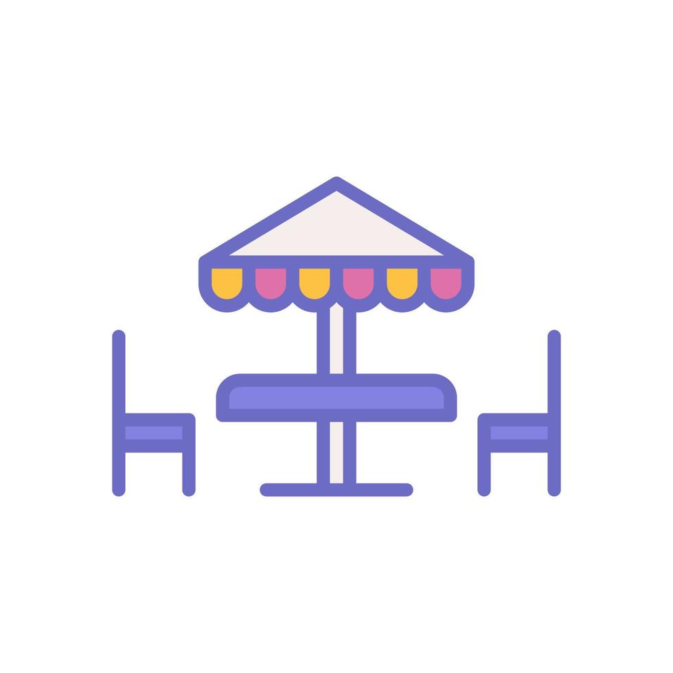 terrace icon for your website design, logo, app, UI. vector