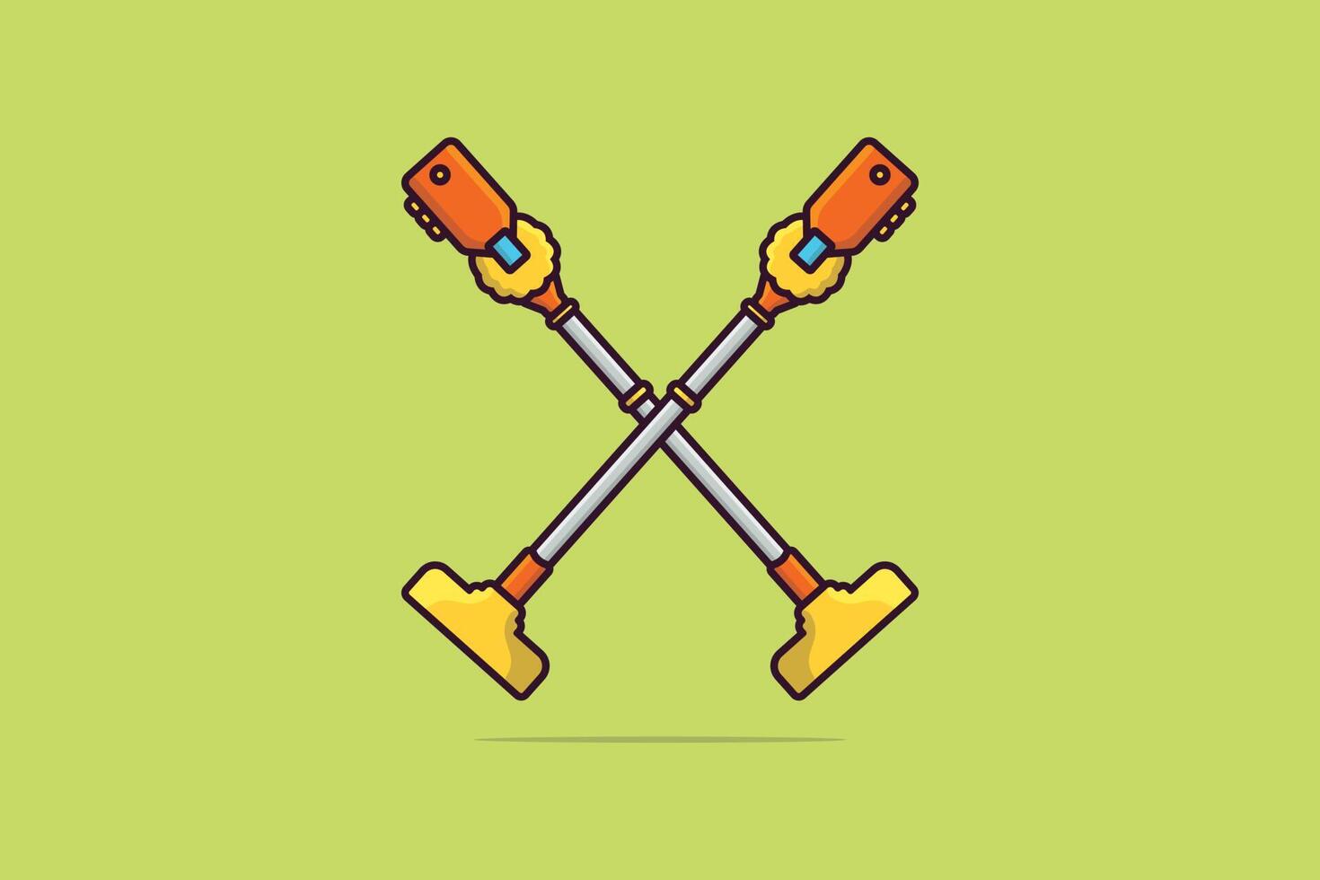 Cordless Handheld Vacuum Cleaner Machine vector illustration. Cleaning service object icon concept. Electrical vacuum cleaner hoover. Home cleaner equipment vector design with shadow.