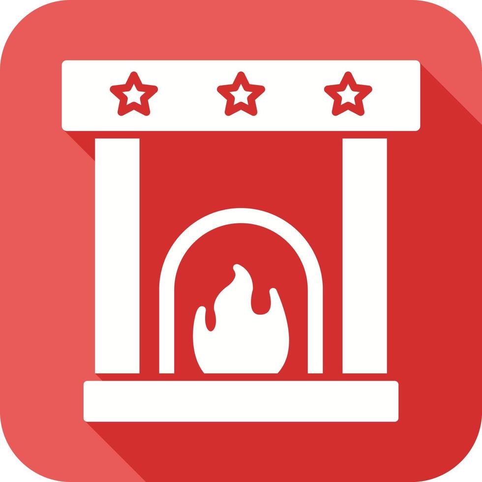 Fireplace Vector Icon