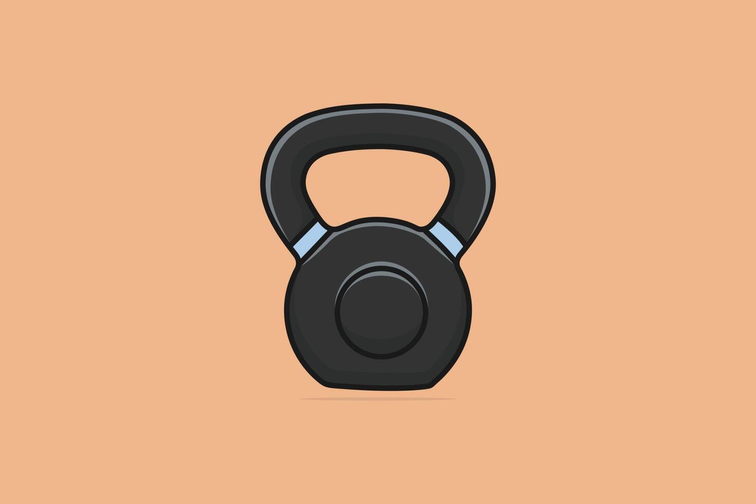 Metal Gym Dumbbell vector illustration. Gym fitness object icon concept. Bodybuilding and weightlifting sport equipment. Dumbbell for training body muscles vector design. Body fitness, Gym exercise.