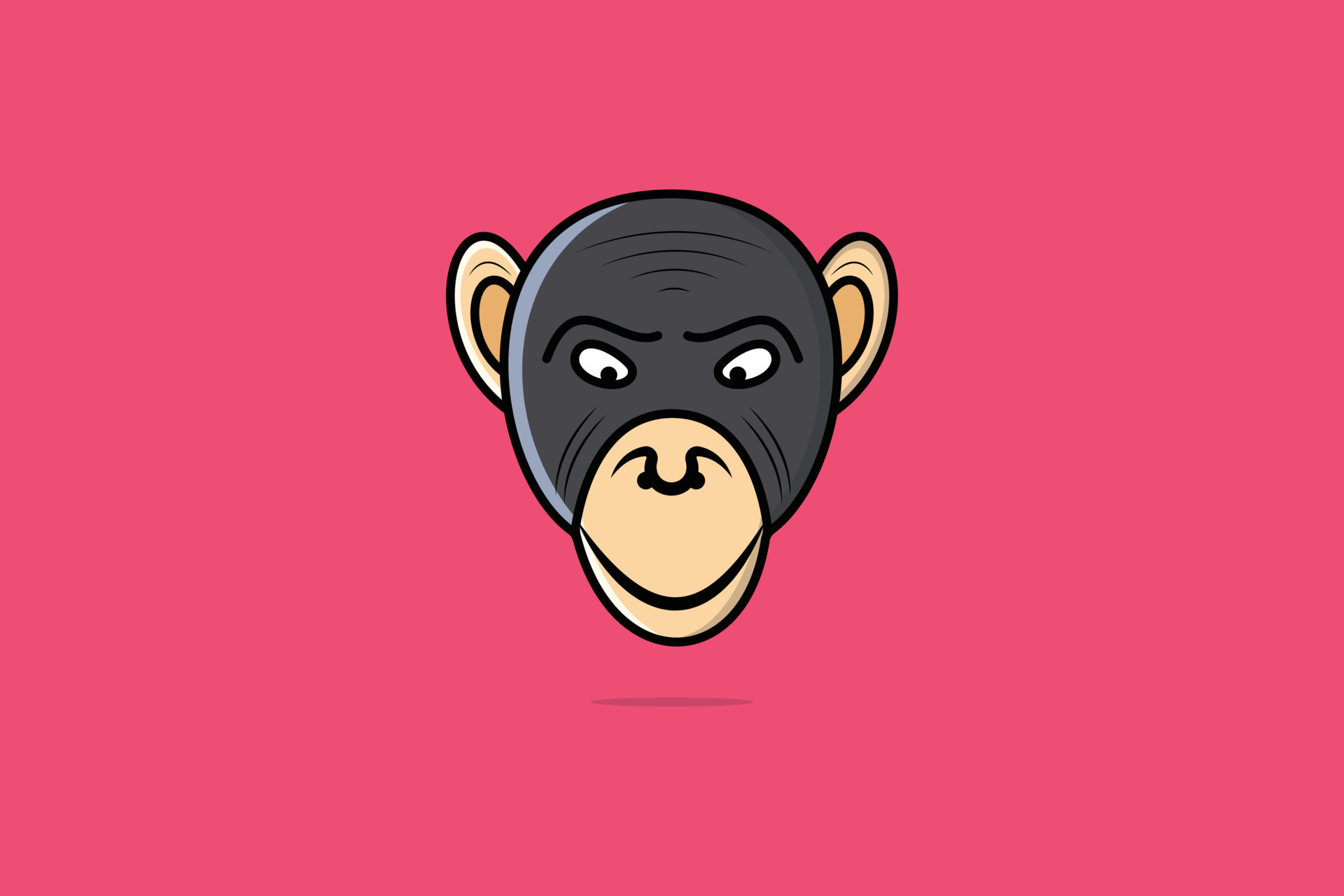 Monkey Head Cartoon Character vector illustration. Animal nature icon concept. cheerful monkey head vector design on pink background with shadow. 20275656 Vector Art at Vecteezy Monkey Head Cartoon Character vector illustration. Animal nature icon concept. cheerful monkey head vector design on pink background with shadow. 20275656 Vector Art at Vecteezy