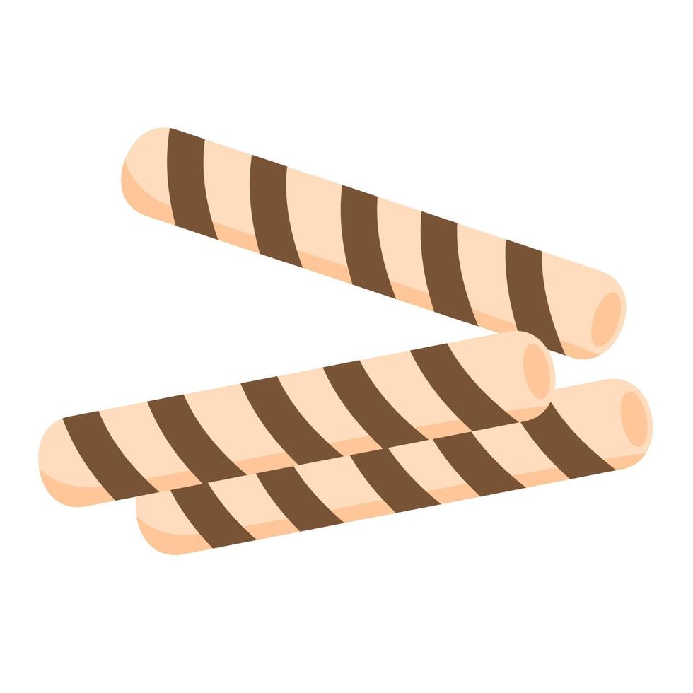 wafer roll stick vector