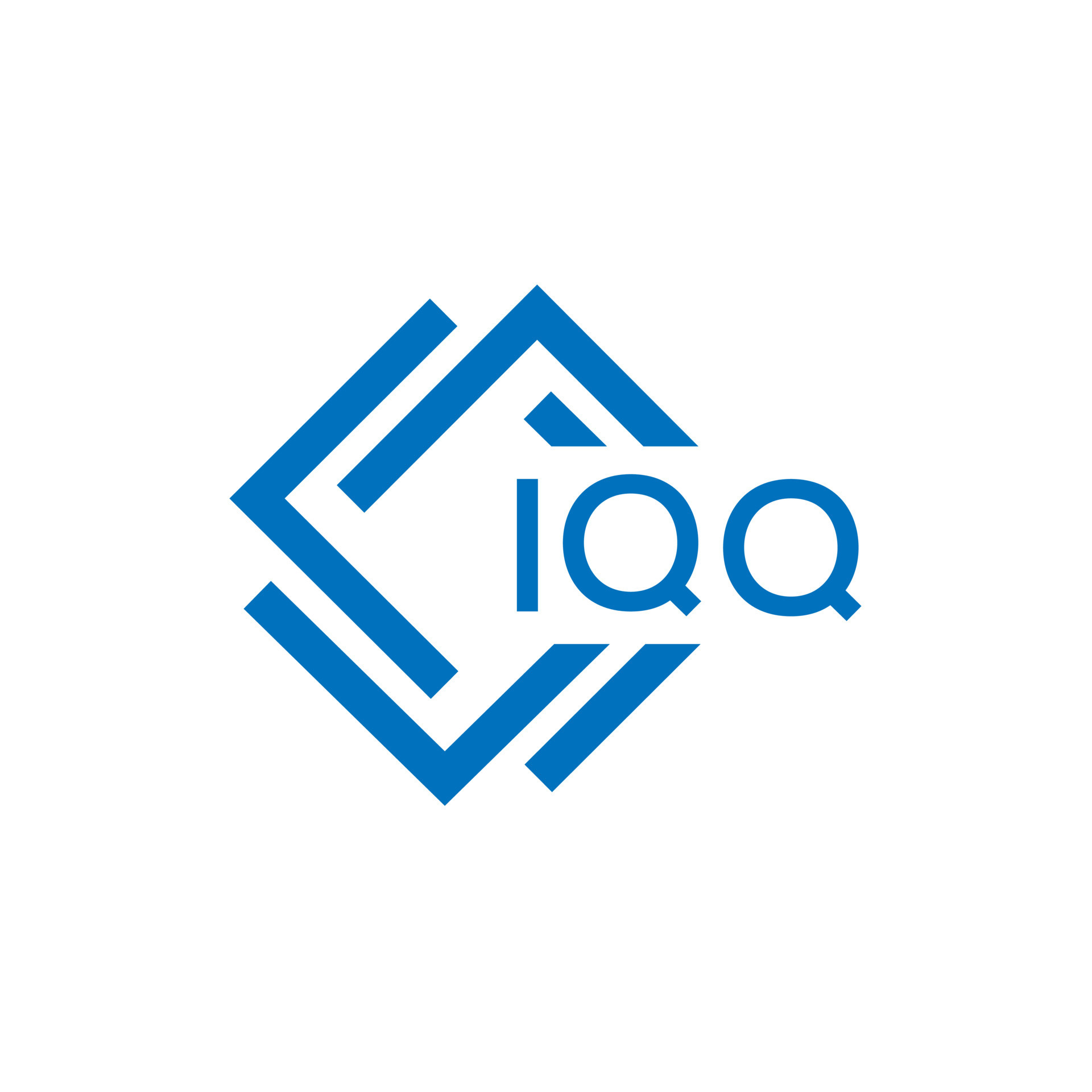 IQQ letter logo design on white background. IQQ creative circle letter ...