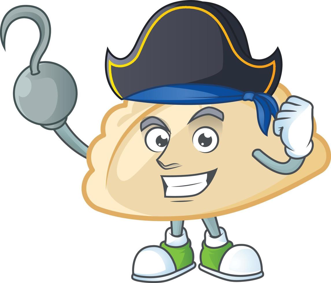 Pierogi cartoon character style vector