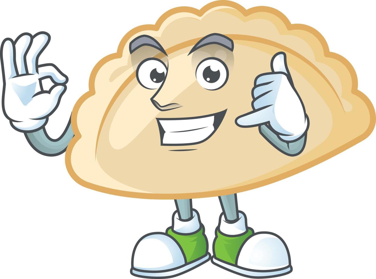 pierogi dibujos animados personaje estilo 20276384 Vector en Vecteezy