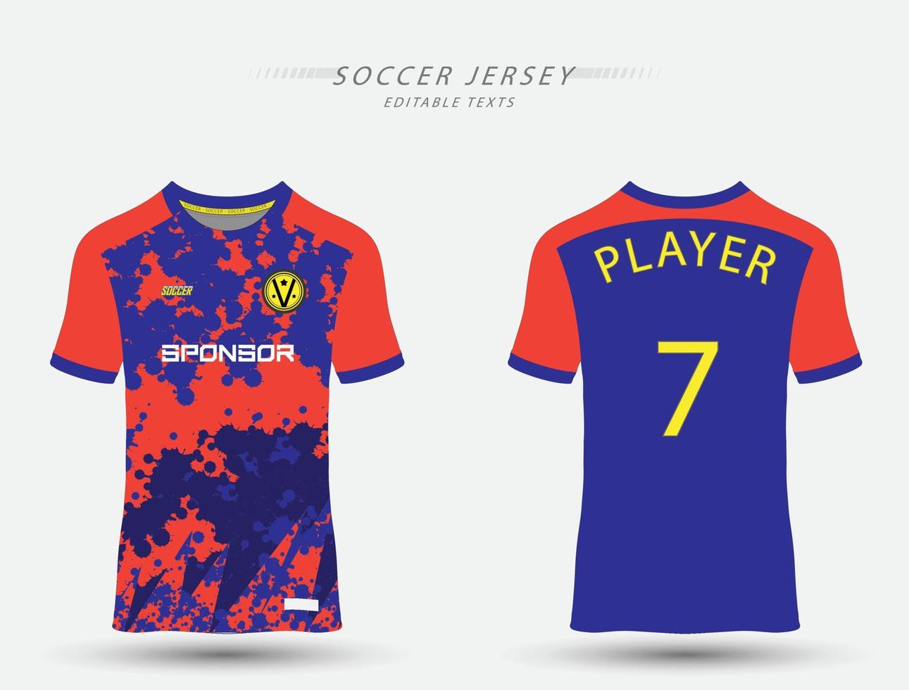 Best vector soccer jersey template sport t shirt design