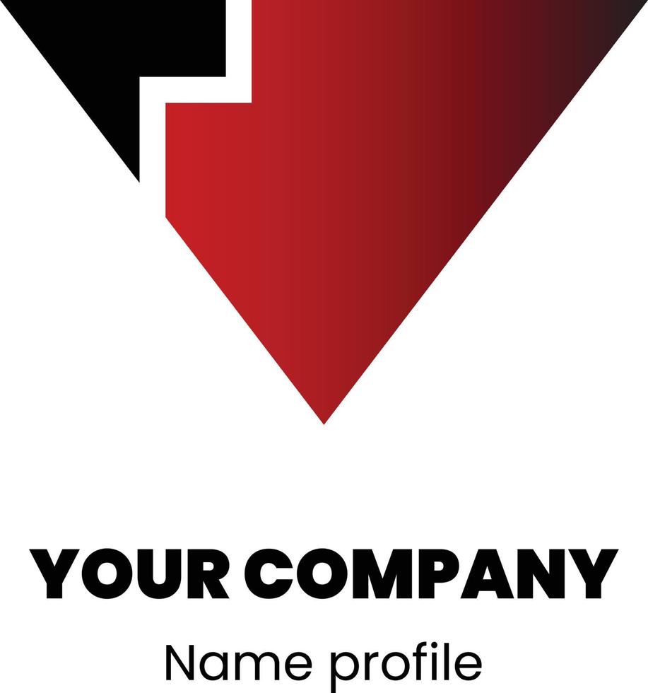 simple abstract logo design vector