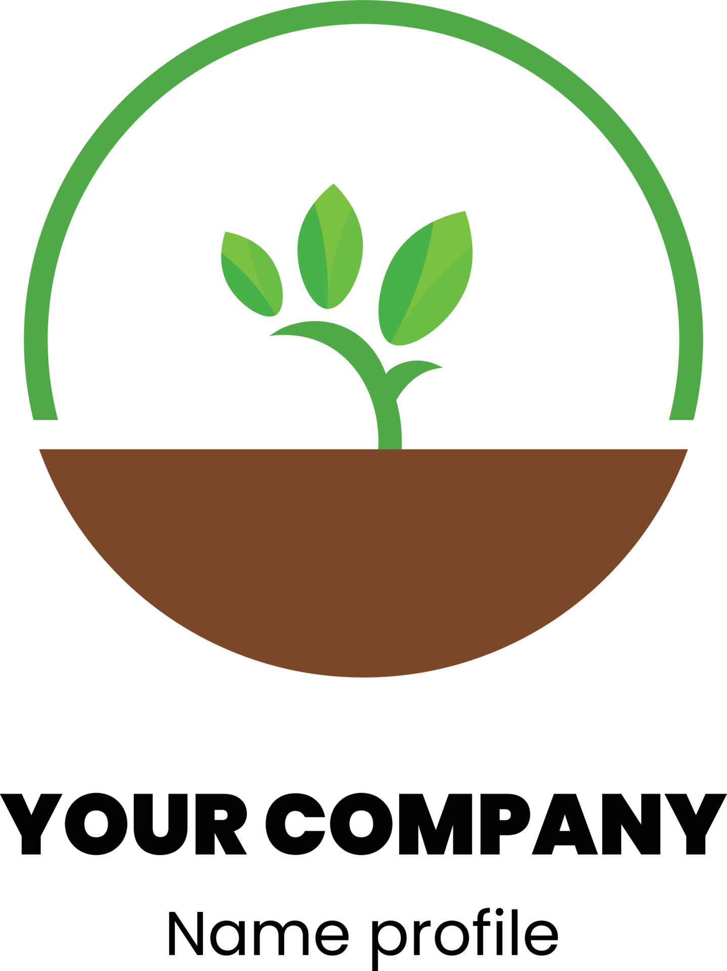 simple colored seed tree logo 20276771 Vector Art at Vecteezy