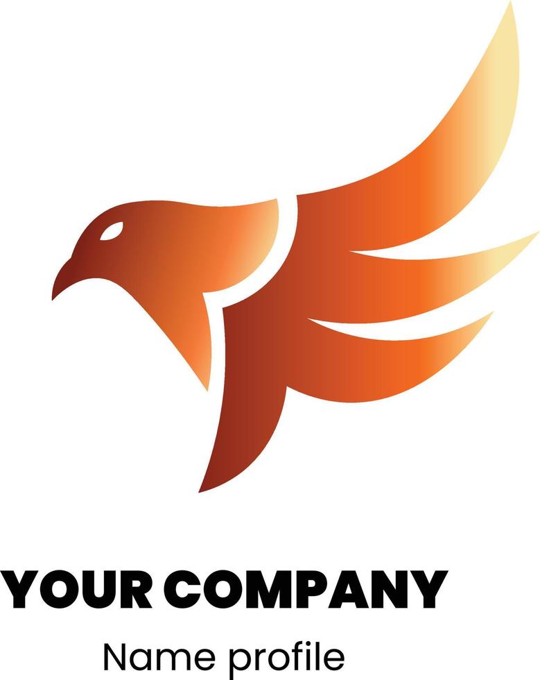 diseño de logotipo de águila simple vector