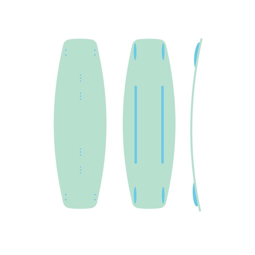 Set of wake boards vector