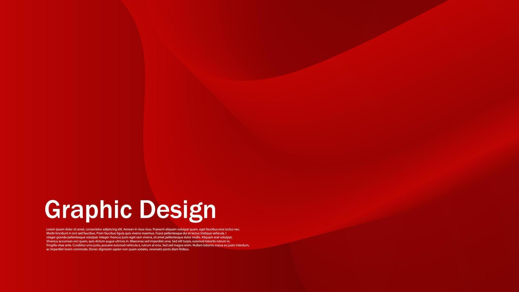 abstract 3d red spiral blend background, modern graphic wallpaper vector