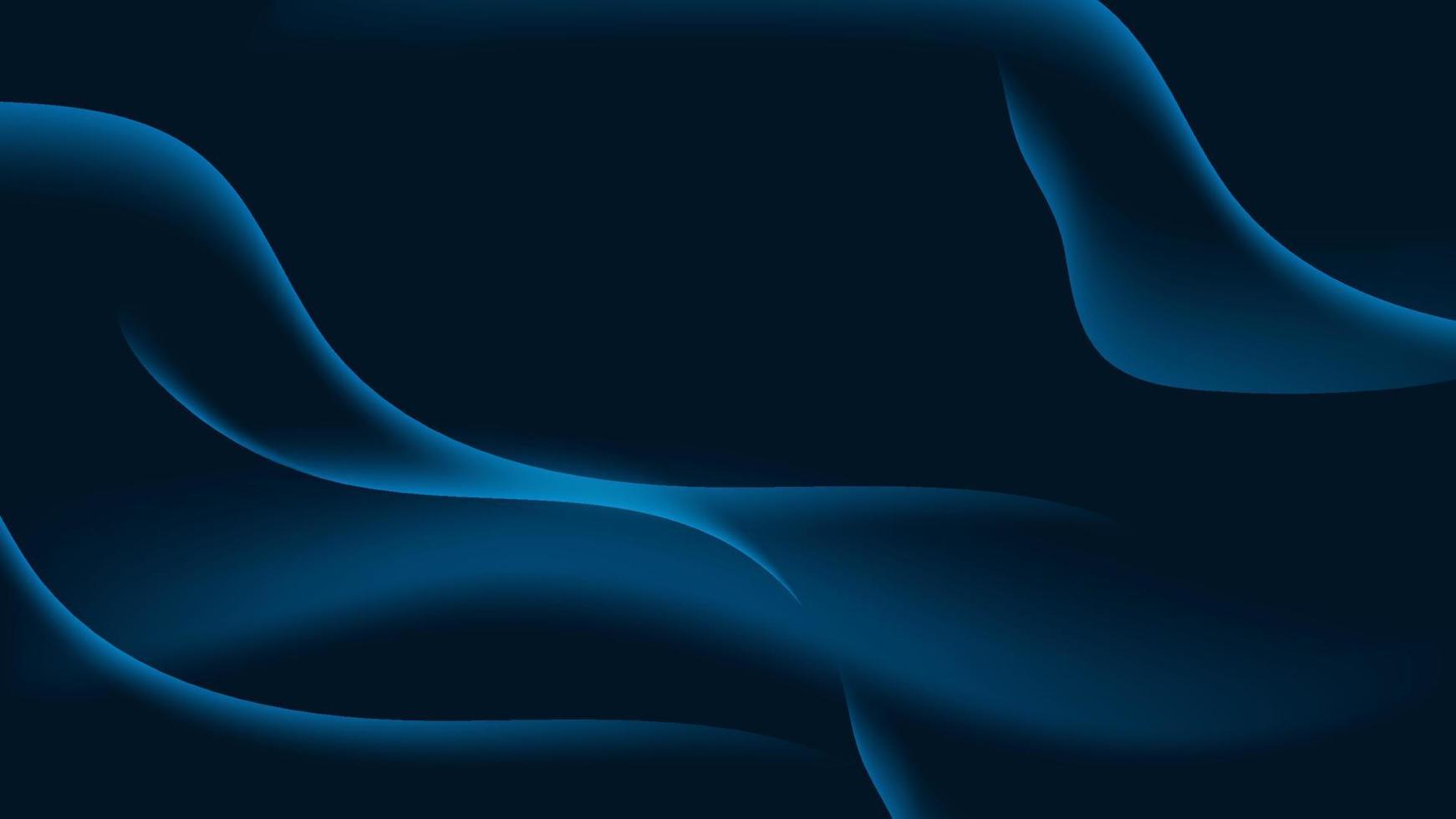 abstract blue blur wave, smooth smoke effect background vector