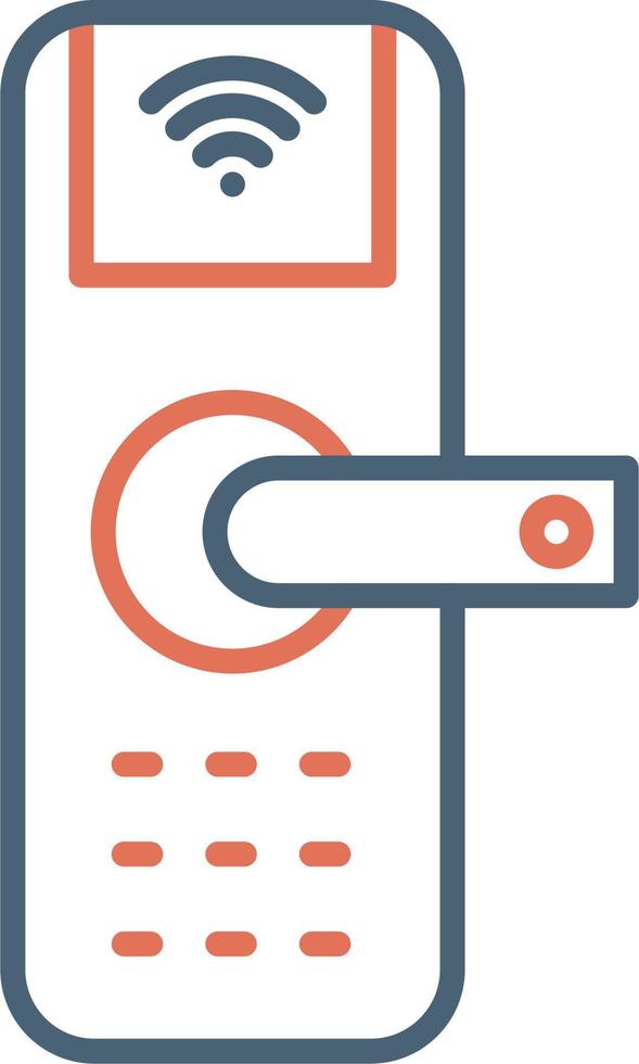 Smart Door Vector Icon