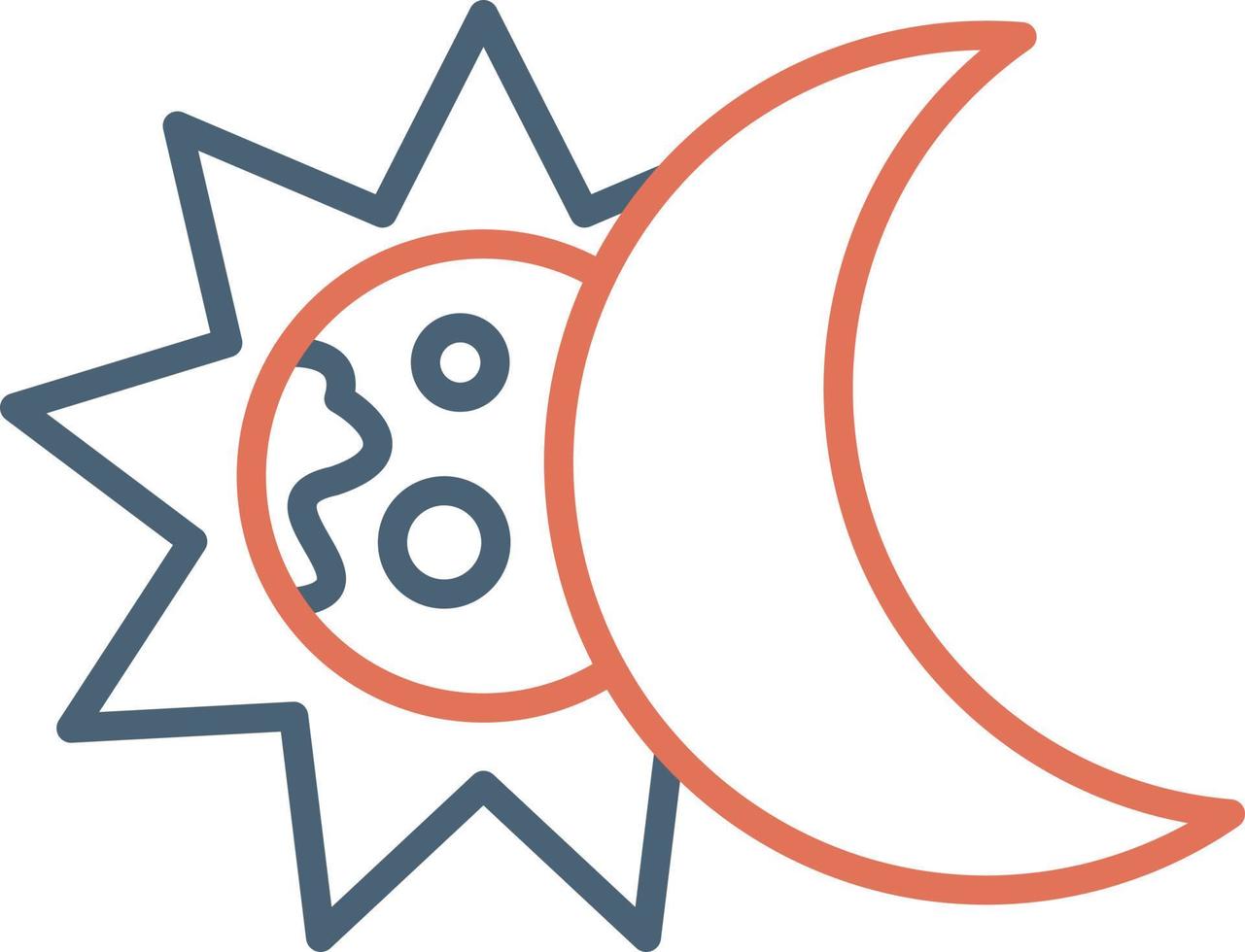 icono de vector de eclipse