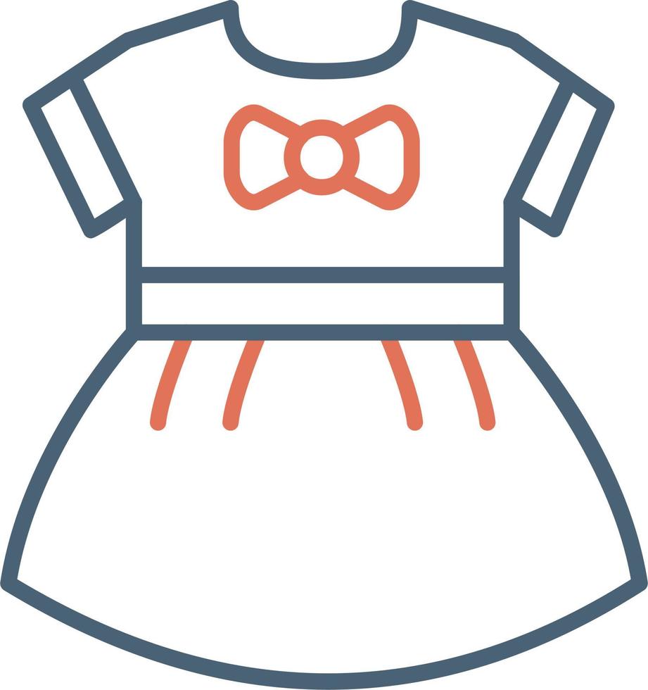 Baby Girls Dress Vector Icon