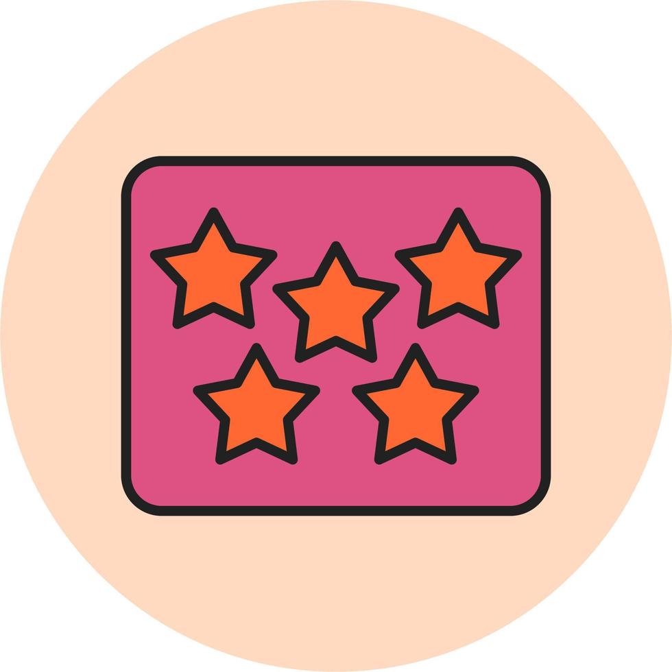 Five Star Vector Icon