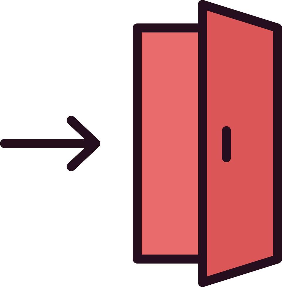 Exit Direction Vector Icon