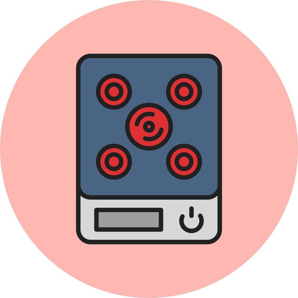 Induction Stove Vector Icon