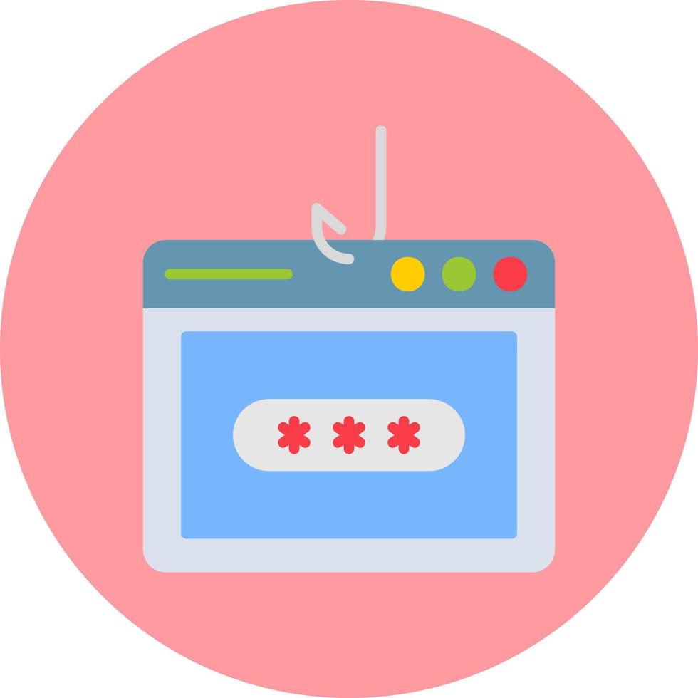 Password Phishing Vector Icon