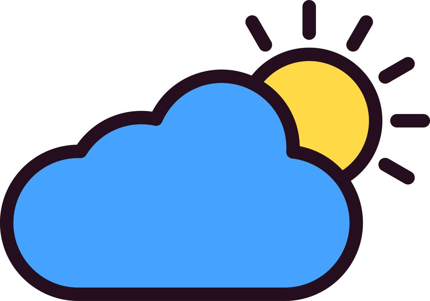 Cloudy Vector Icon