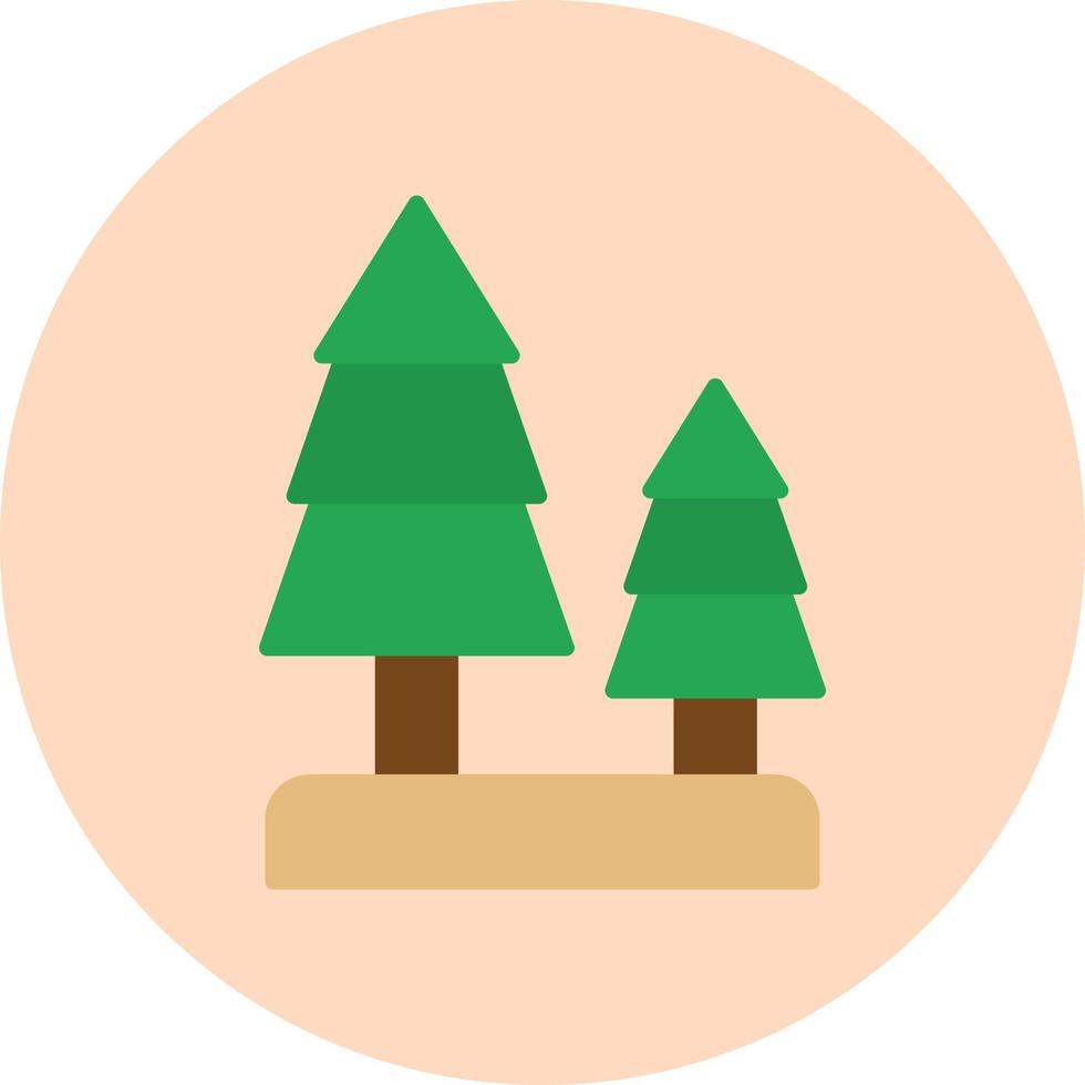 icono de vector de bosque