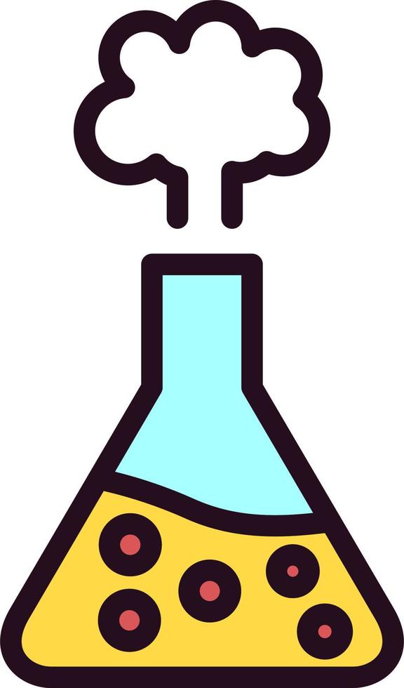 Chemical Reaction Vector Icon