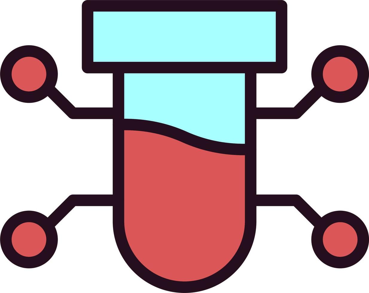 biotecnología vector icono