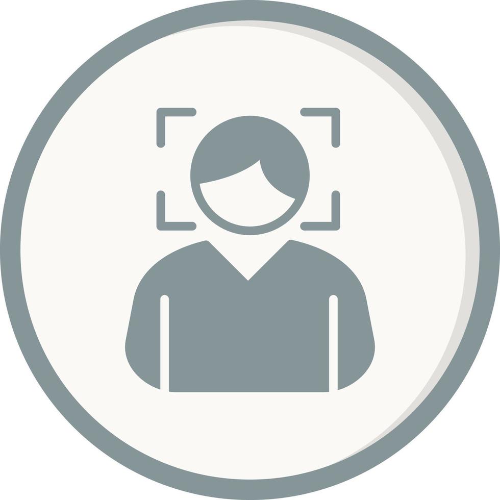 Face Scan Vector Icon