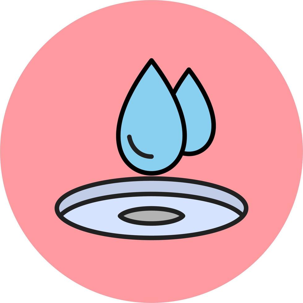 icono de vector de gota de agua