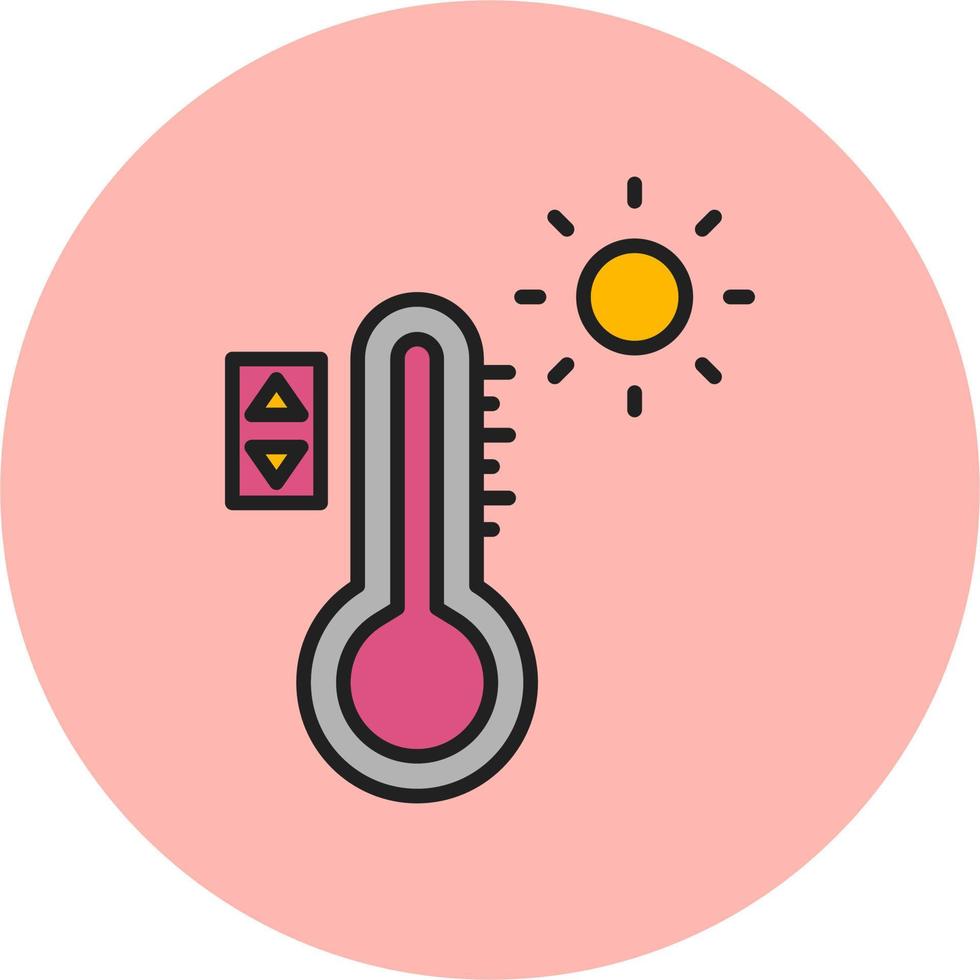 Temperature Control Vector Icon