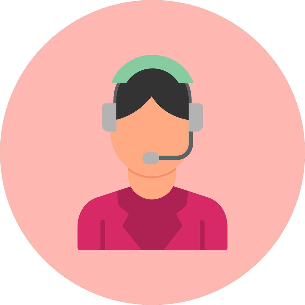 Customer Service Agent Vector Icon