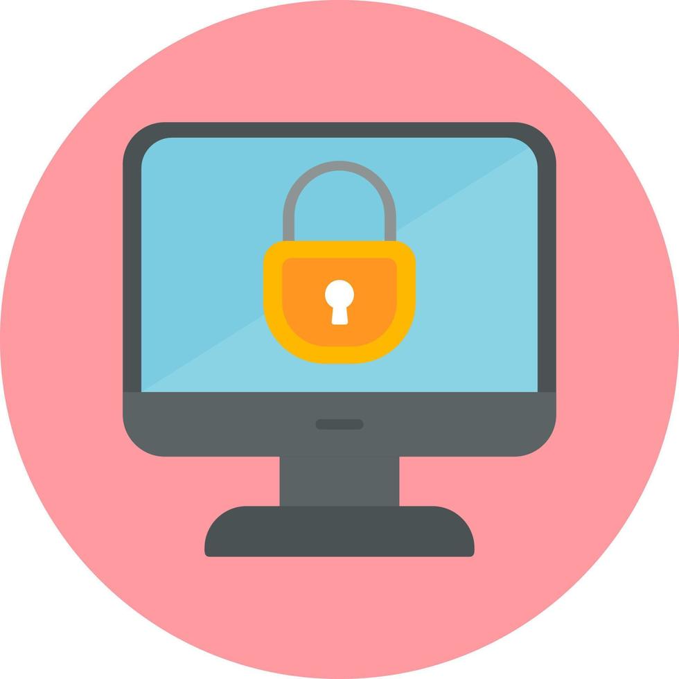 Lock Screen Vector Icon
