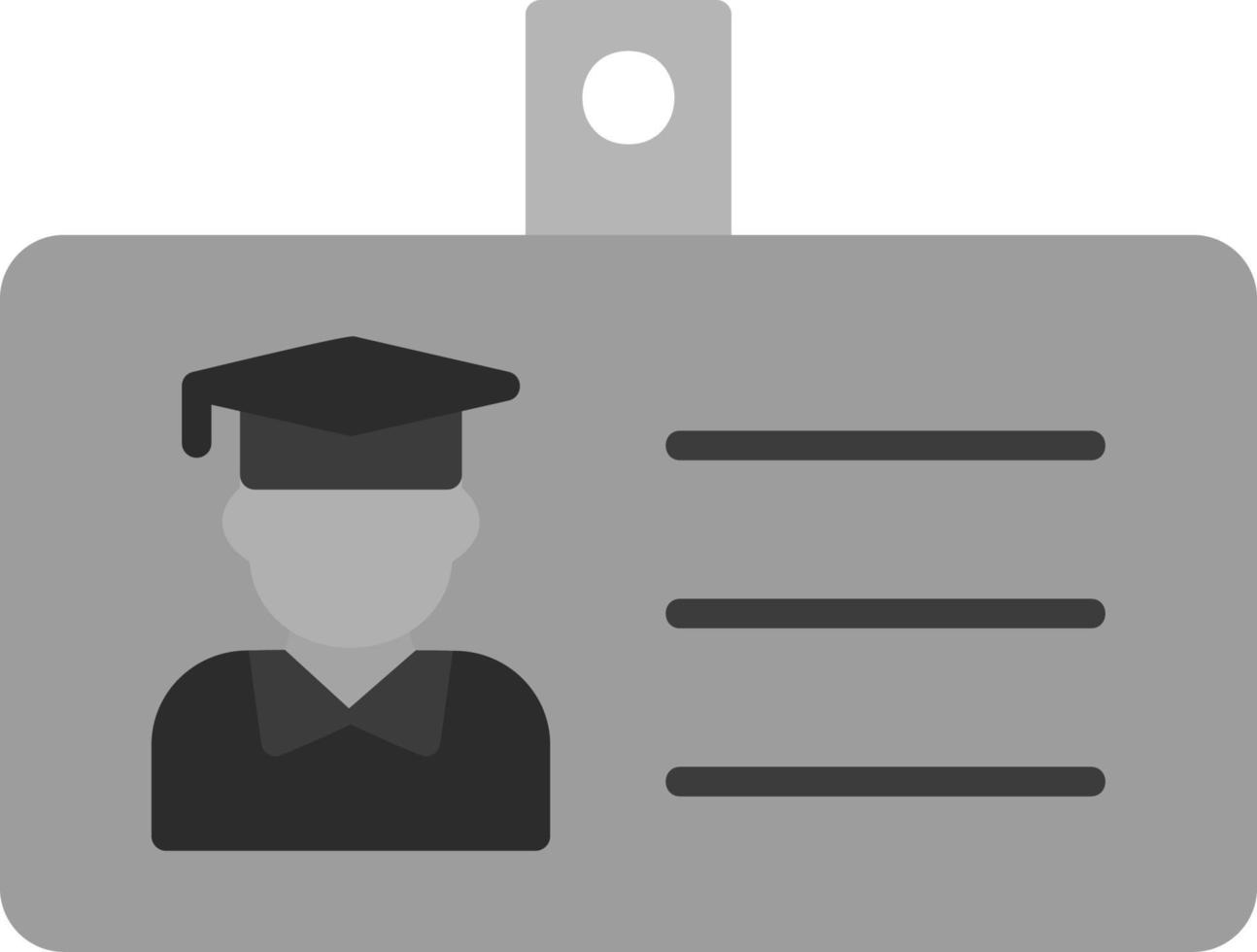 Student Id Card Vector Icon